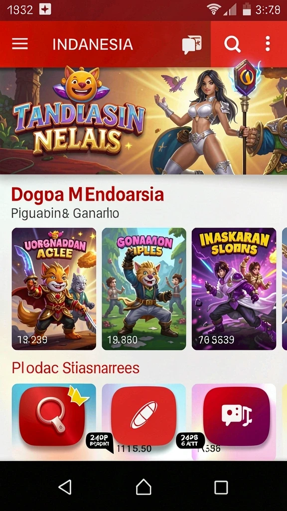 Tangkapan layar menampilkan aksi seru dalam gameplay.