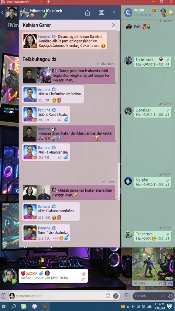 Screenshoot menampilkan karakter utama beraksi di hutan misterius.
