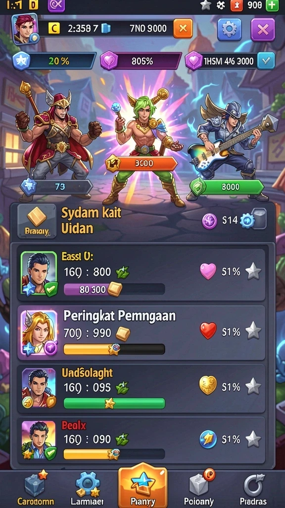 Bergabung dalam turnamen untuk memenangkan hadiah menarik.