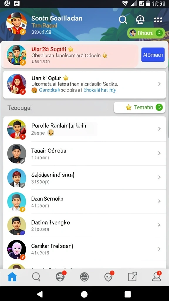 Fitur interaksi sosial antar pemain yang menarik.