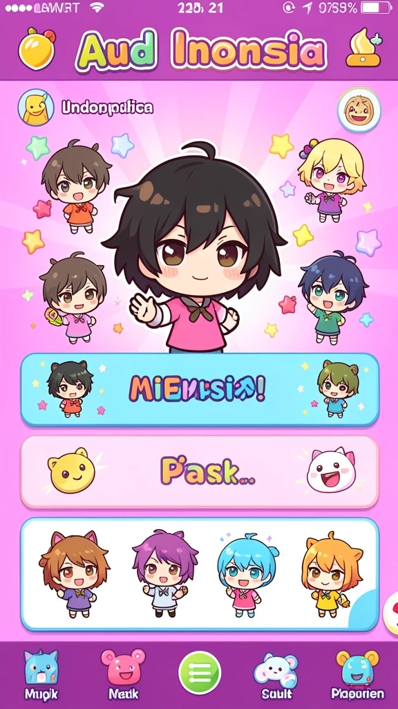 Screenshot menunjukkan gameplay yang menampilkan level menantang.