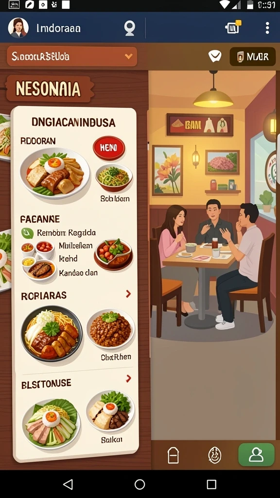 Tampilan antarmuka yang modern dan ramah pengguna.