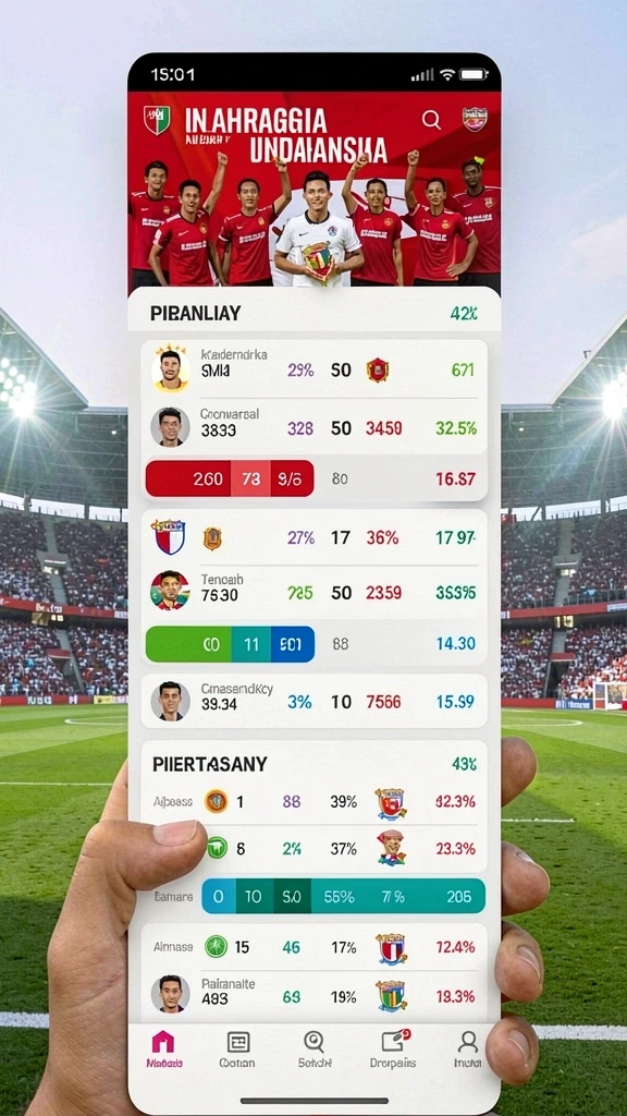 Tampilan awal yang menarik dan mudah dinavigasi.
