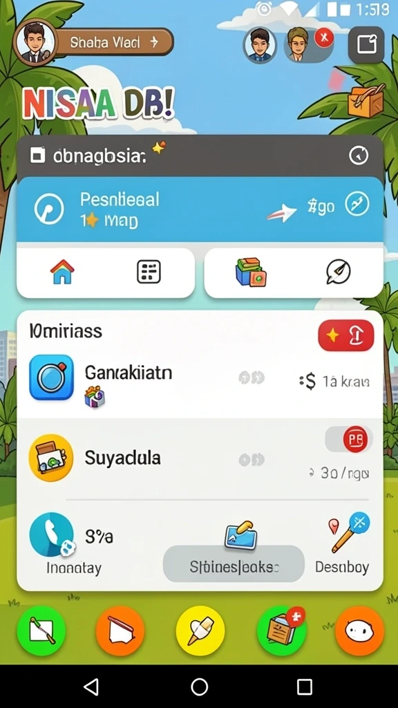 Desain karakter unik dan menarik di FUNPARI.