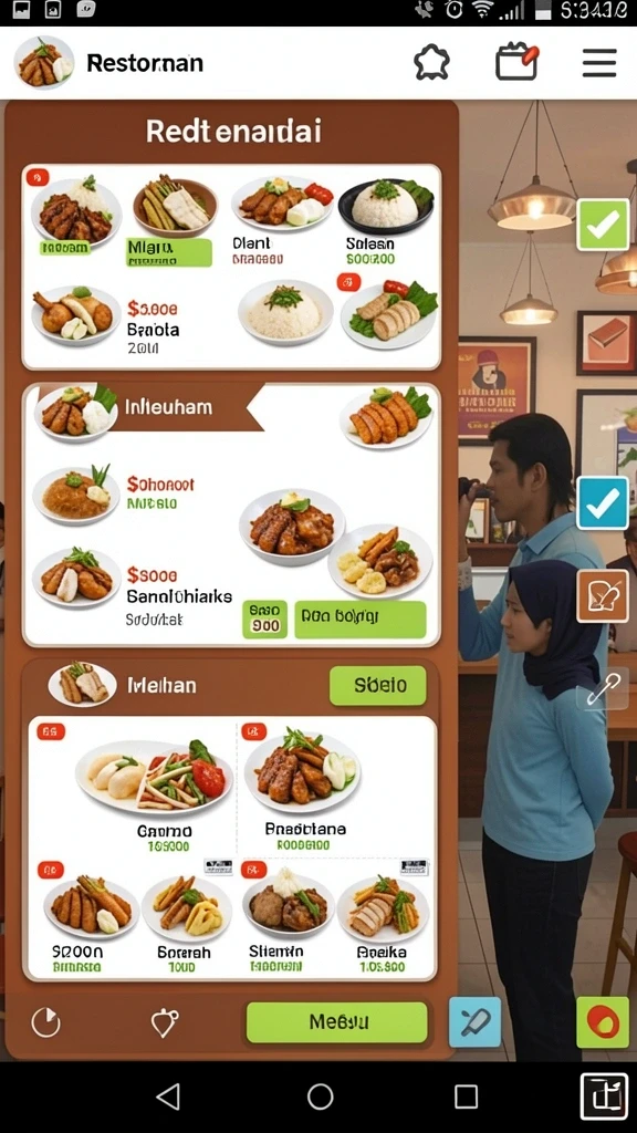 Tampilan antarmuka yang memukau dan mudah dinavigasi.