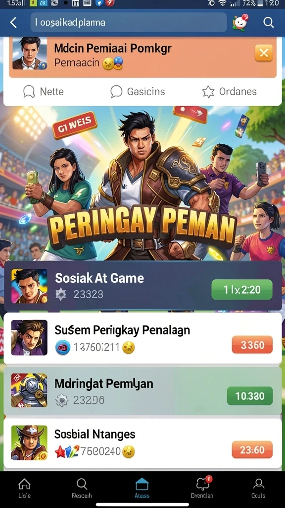 Tampilan antarmuka HOKIBONUS yang menarik dan intuitif.