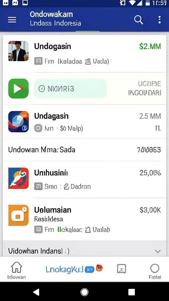 Fitur live draw untuk hasil undian yang transparan.