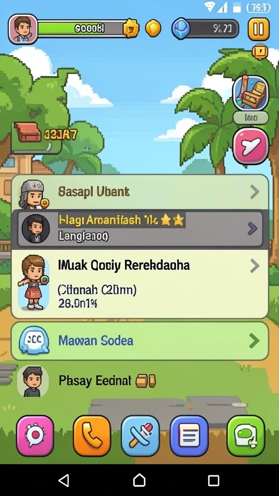 Beragam permainan seru untuk semua pemain.