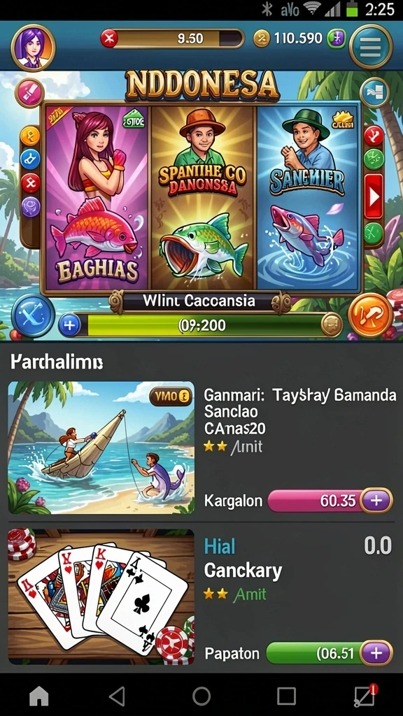 Screenshoot dari salah satu level menantang di JAVO88.