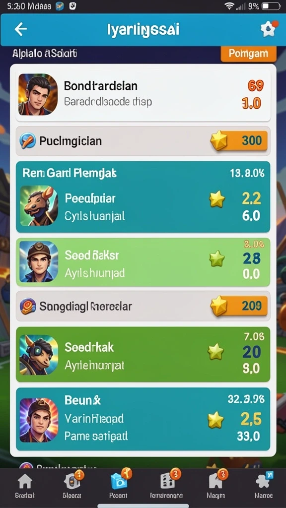 Tampilan antarmuka yang menarik dan modern.