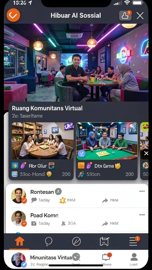 Antarmuka sederhana dan mudah dinavigasi.