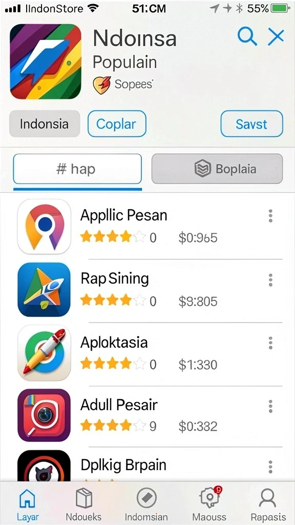 Tampilan antarmuka yang user-friendly dan menarik.