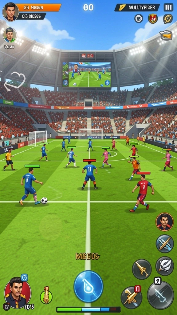 Pengguna sedang menikmati gameplay yang mendebarkan.