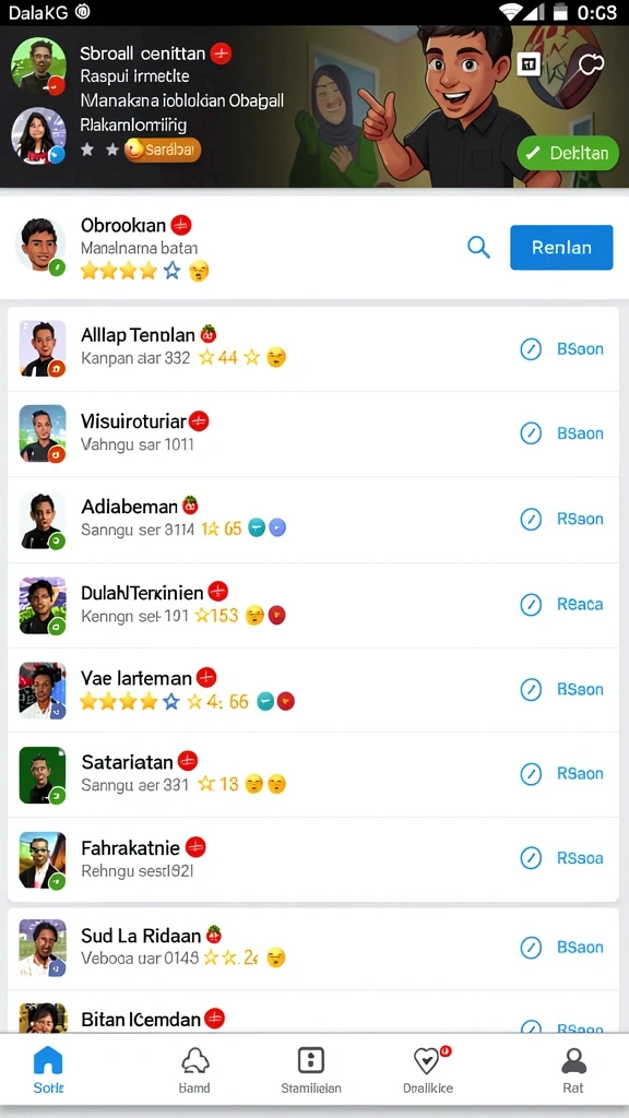 Gameplay yang seru dan penuh tantangan.