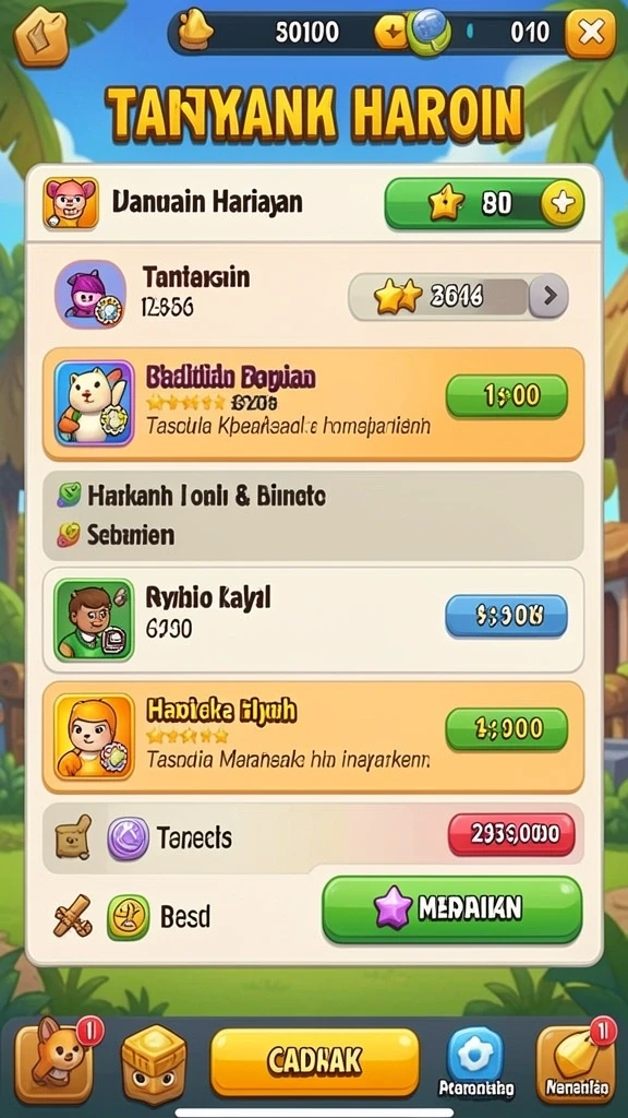 Tampilan antarmuka yang menarik dan intuitif.