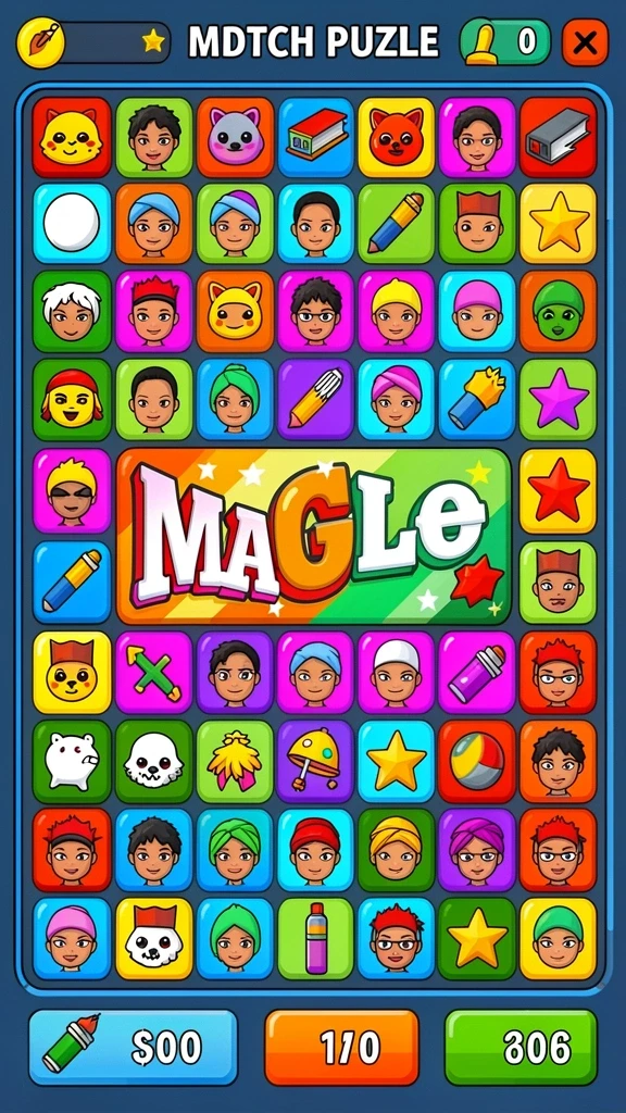 Tangkapan layar dari level yang menegangkan.