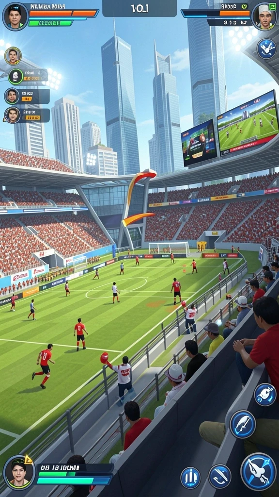 Tampilan awal game yang menarik dan informatif.