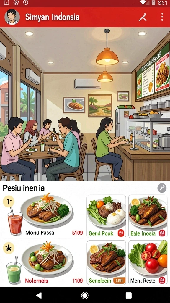 Antarmuka pengguna yang intuitif dan mudah dipahami.