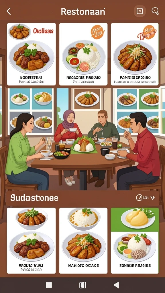 Tampilan antarmuka yang ramah pengguna.