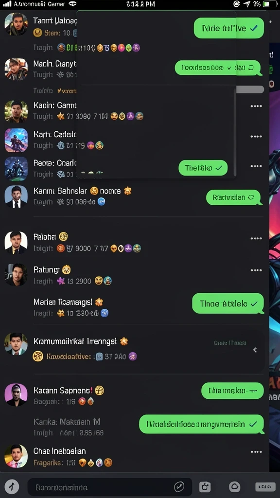 Kompetisi harian untuk menambah keseruan.