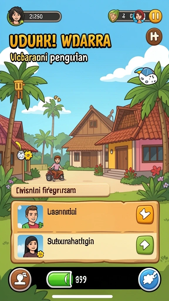 Berbagai mini-game seru untuk menguji keterampilan.