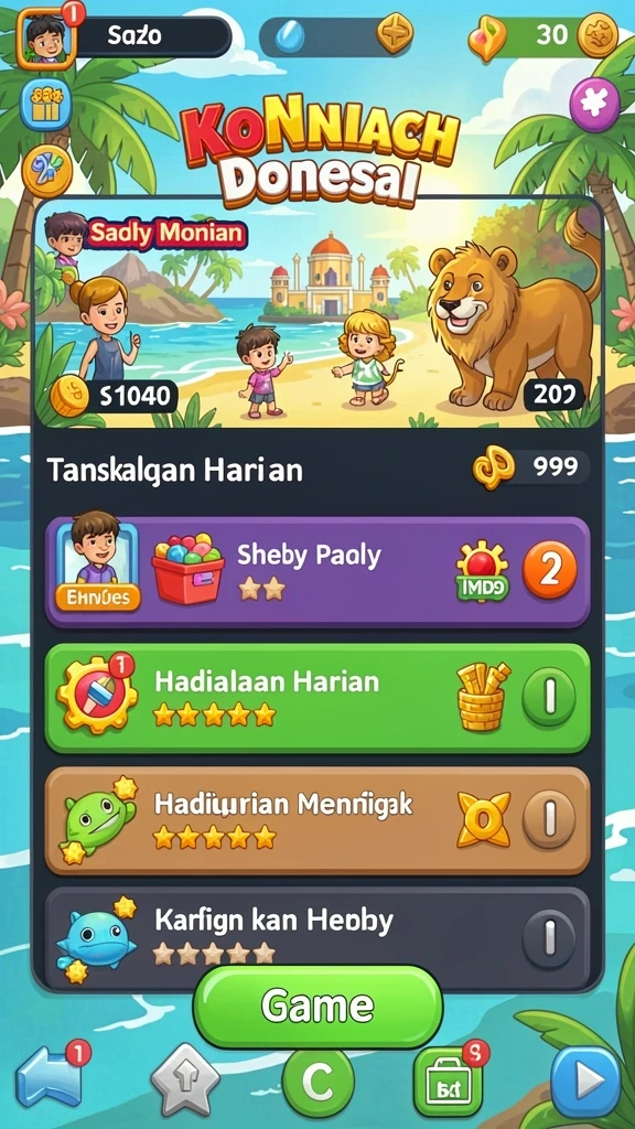 Tampilan antarmuka yang menarik dan mudah digunakan.