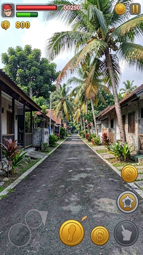 Tangkapan layar memperlihatkan aksi seru dalam gameplay.