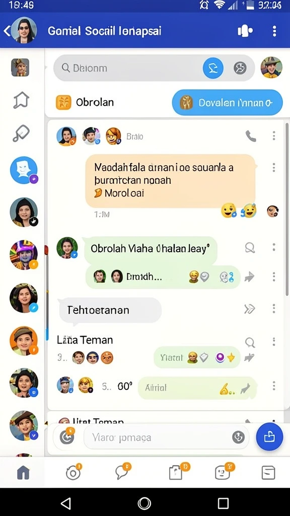 Fitur multiplayer yang memungkinkan bermain bersama teman.
