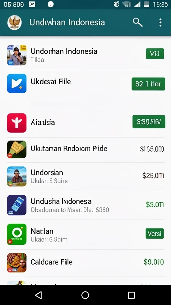 Tampilan antarmuka yang user-friendly dan menarik.