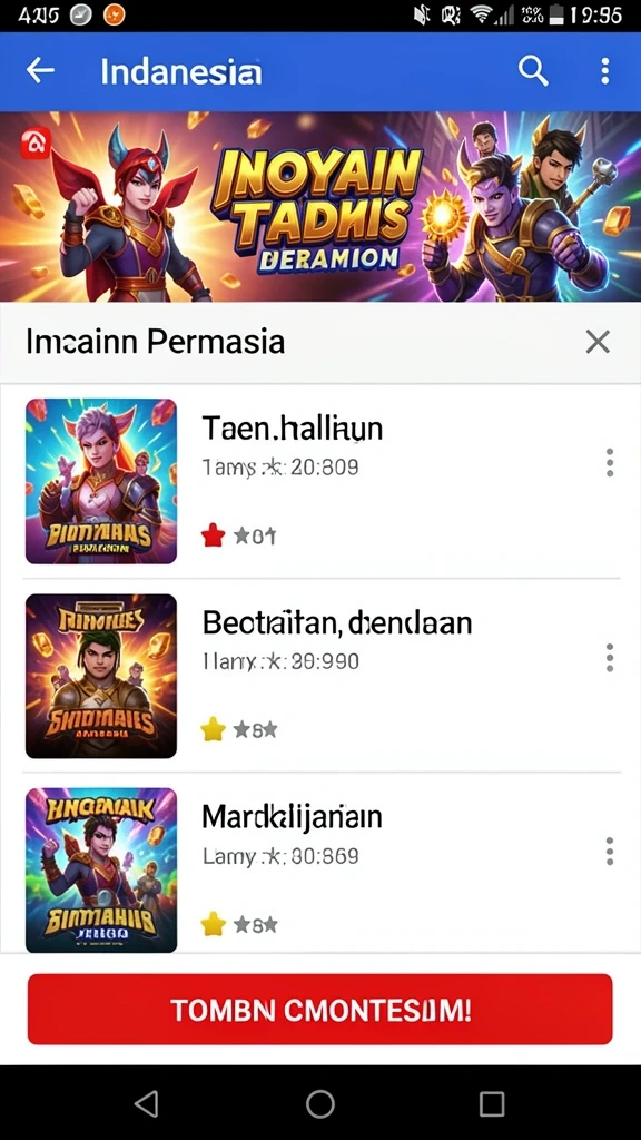 Tantangan seru di setiap level yang menggugah adrenalin.