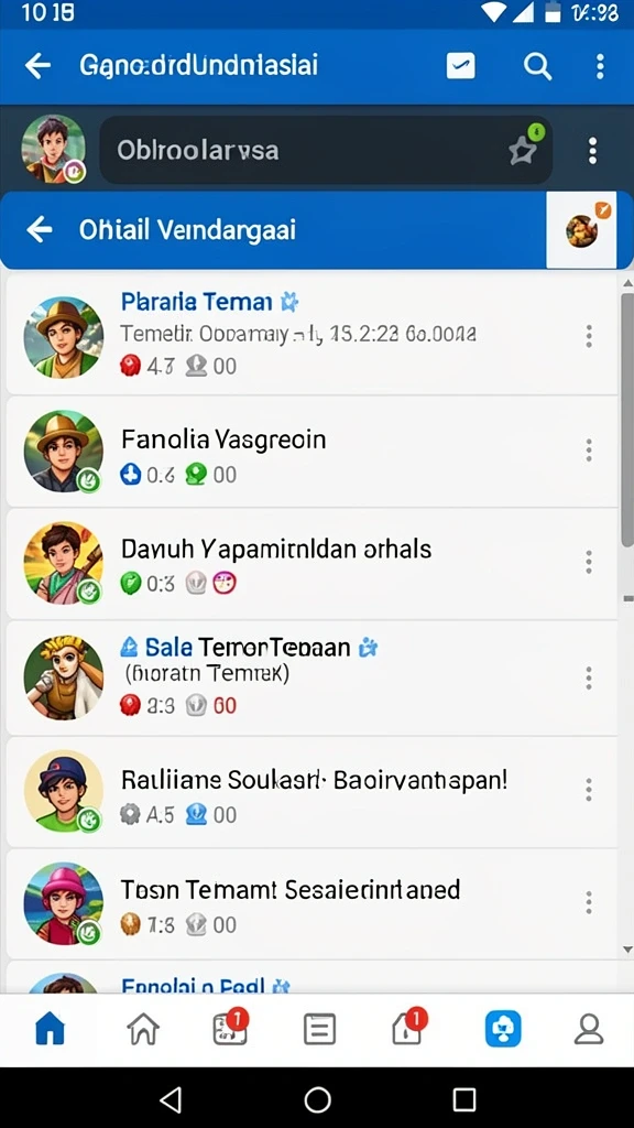 Berbagai fitur menarik dalam aplikasi.