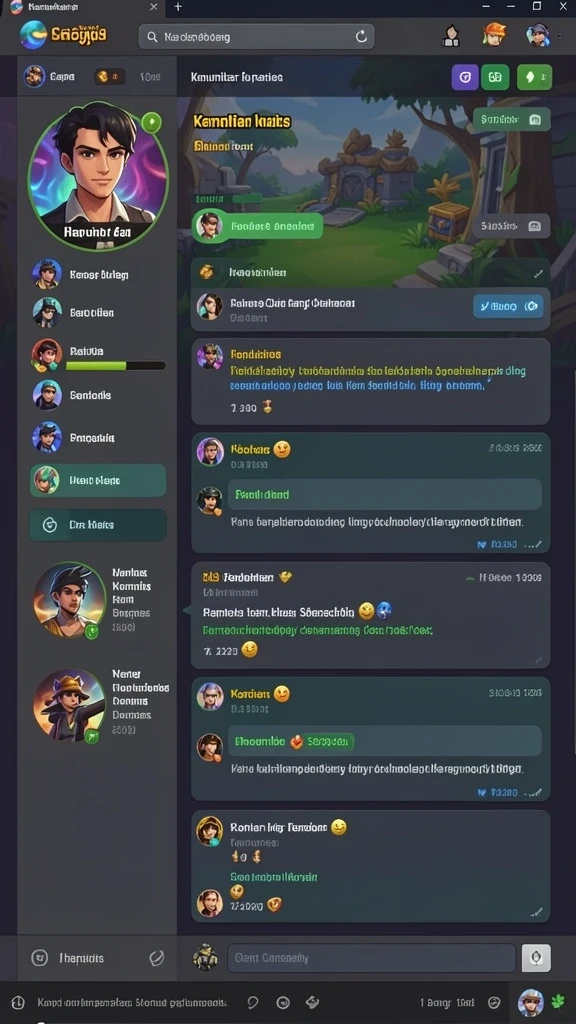 Pemain berinteraksi di mode multiplayer.