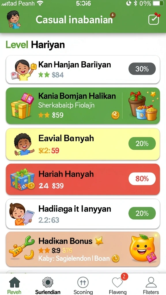 Gameplay seru saat melewati rintangan yang menantang.