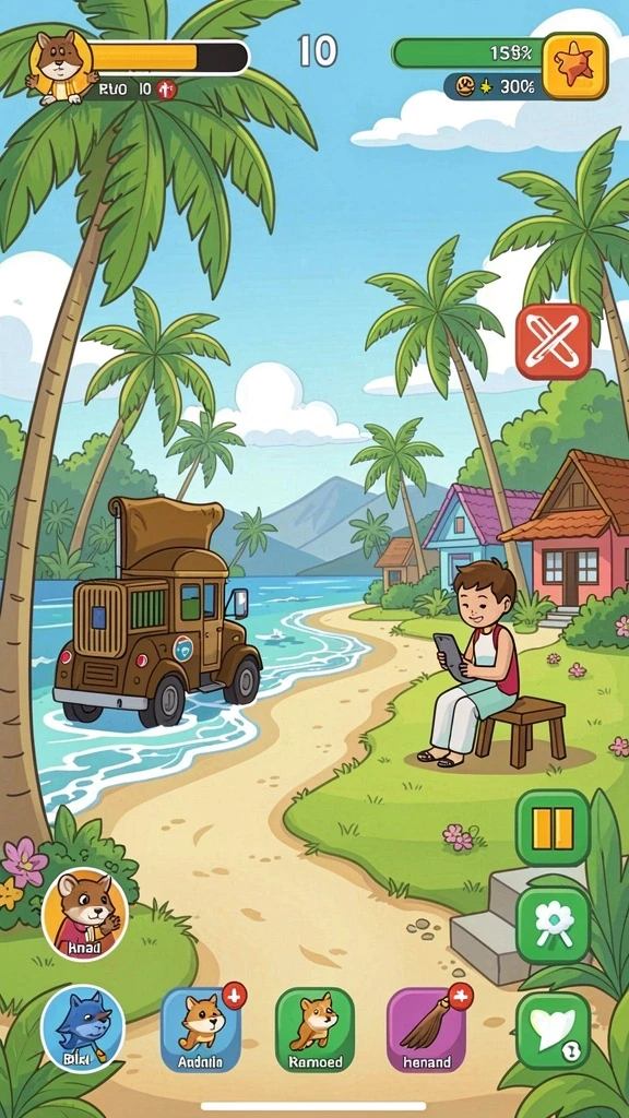Koleksi item menarik untuk meningkatkan gameplay.