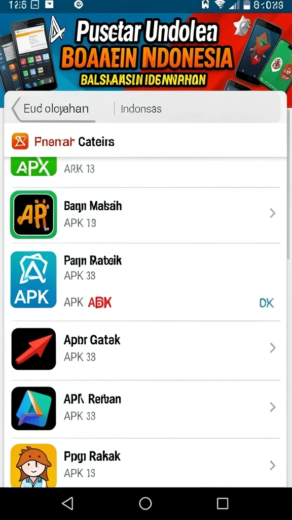 Tampilan awal yang menarik dan mudah dinavigasi.